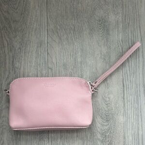 Roots Pink Wristlet Bag